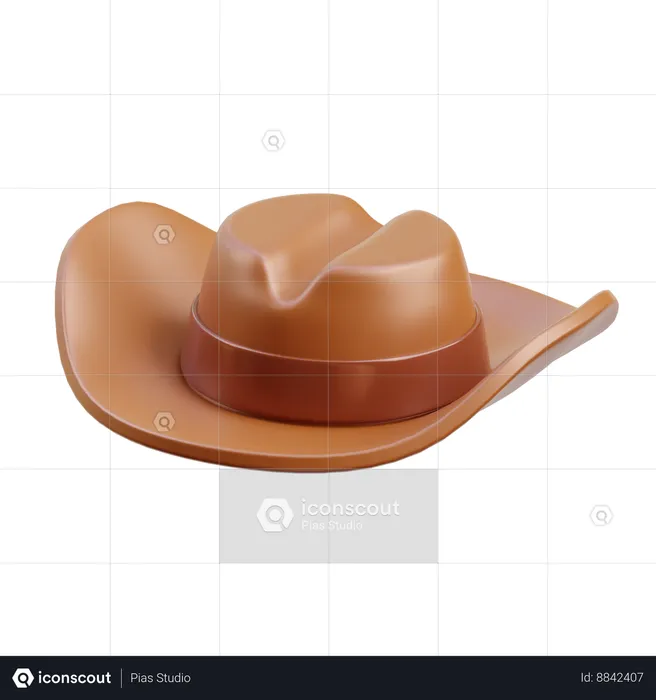 Cowboy Hat  3D Icon