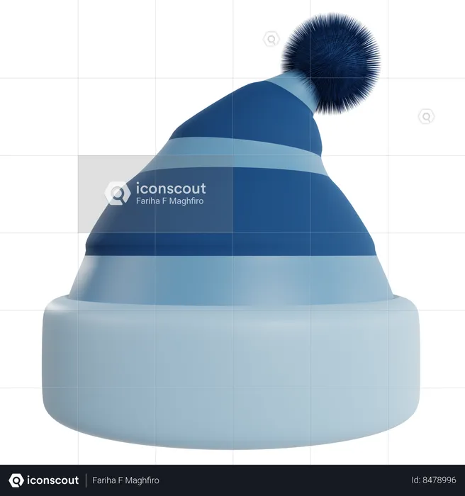 Cozy Winter Hat  3D Icon