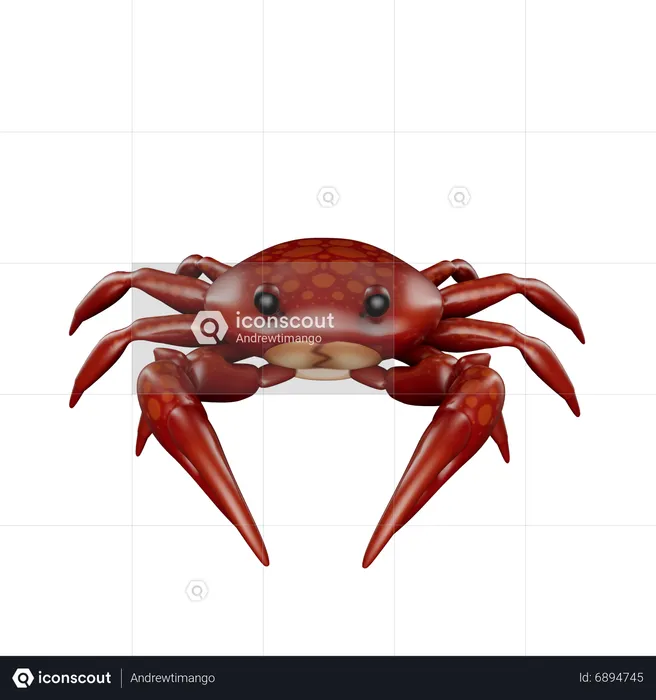 Crabes  3D Icon