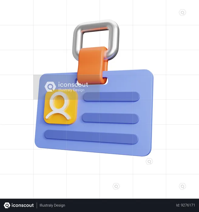 Crachá  3D Icon