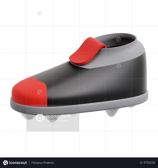 Crampons de baseball  3D Icon