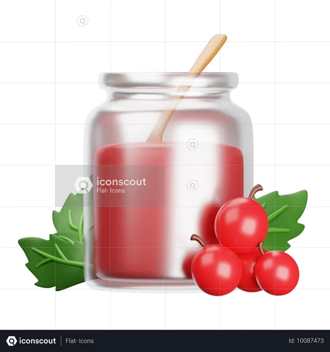 Cranberry Jam  3D Icon