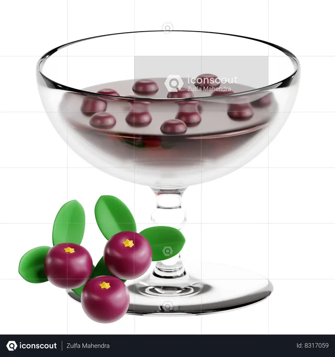 Cranberry Sauce  3D Icon