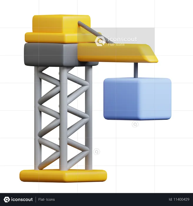 Crane  3D Icon