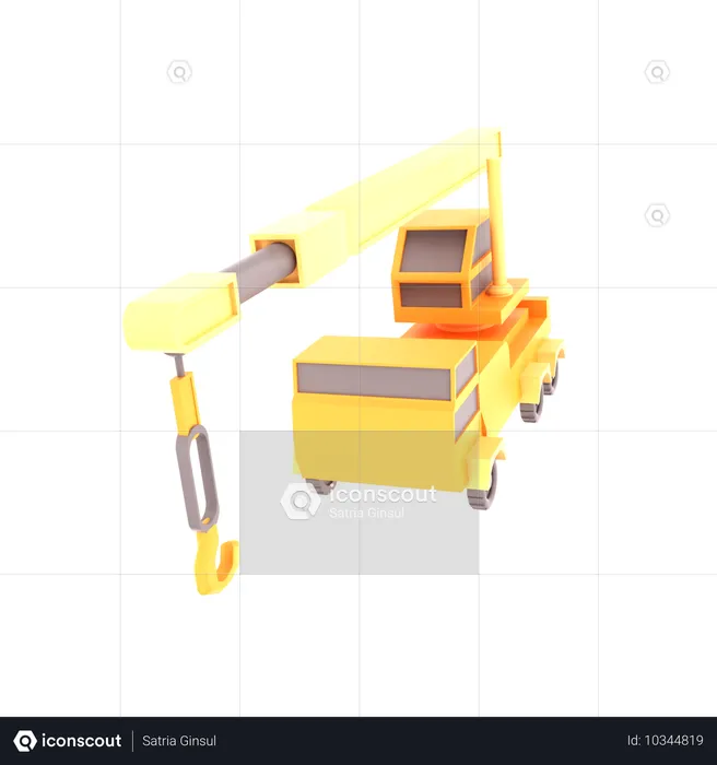 Crane  3D Icon