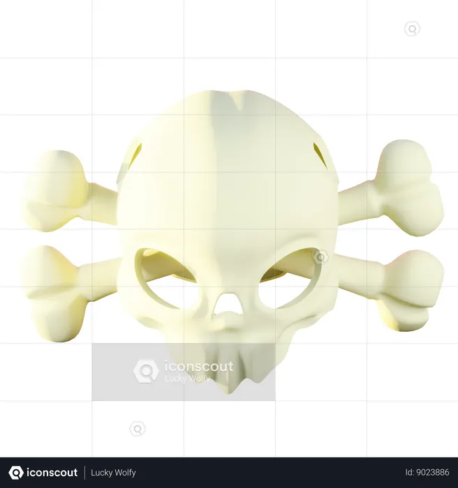 Crâne  3D Icon