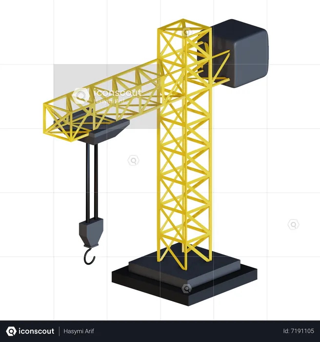 Crane  3D Icon
