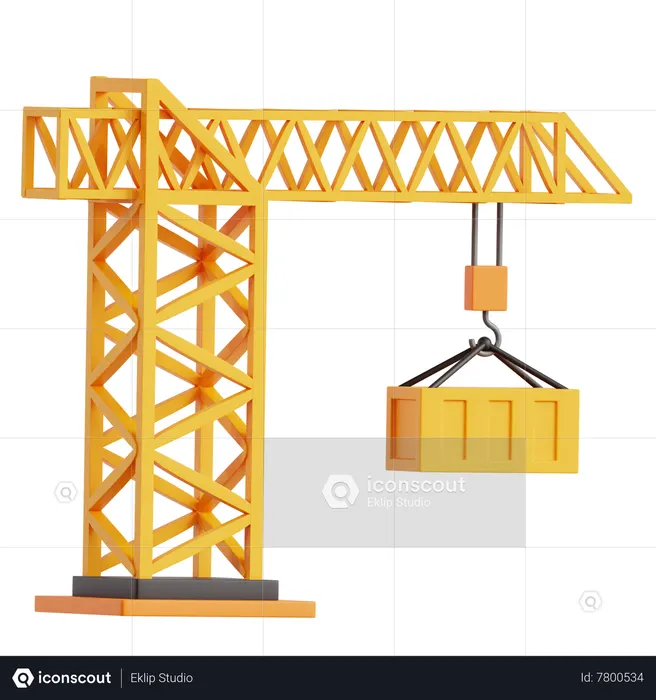 Crane  3D Icon