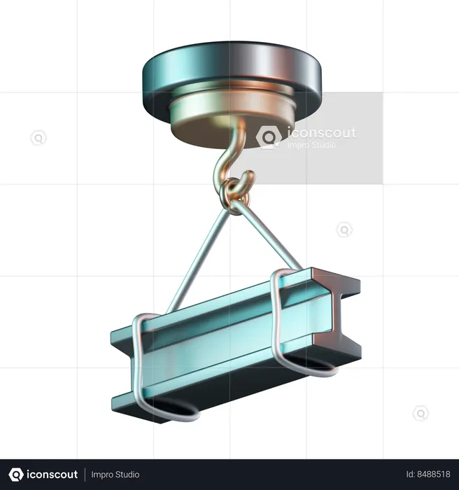 Crane Hook  3D Icon