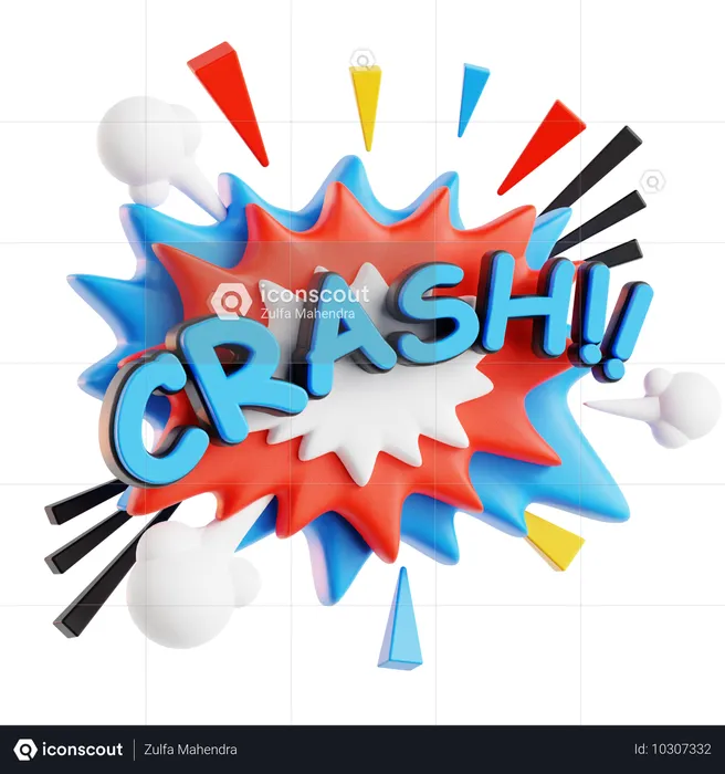 Crash  3D Icon