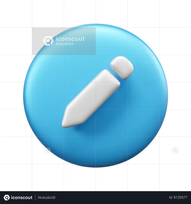 Crayon  3D Icon