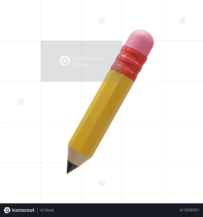 Crayon  3D Icon