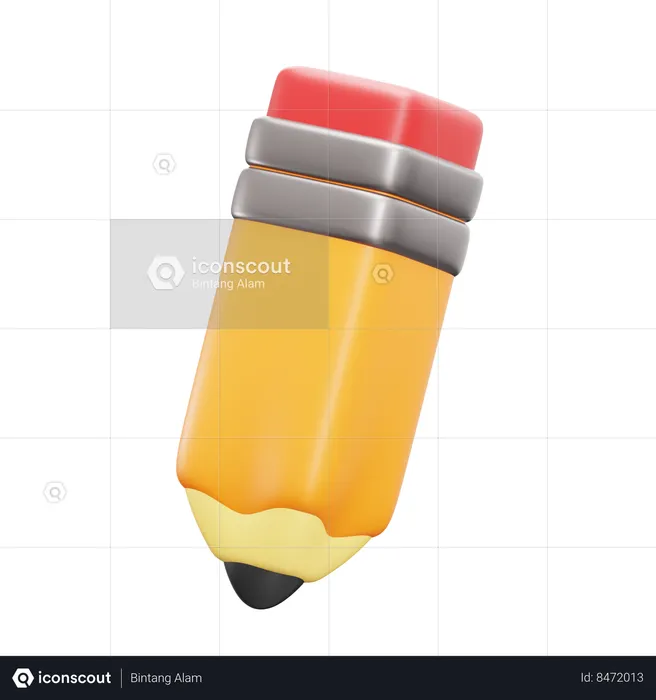 Crayon  3D Icon