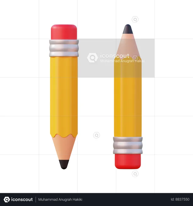 Crayon  3D Icon