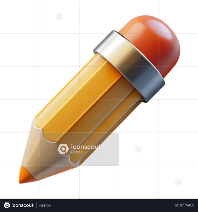 Crayon  3D Icon