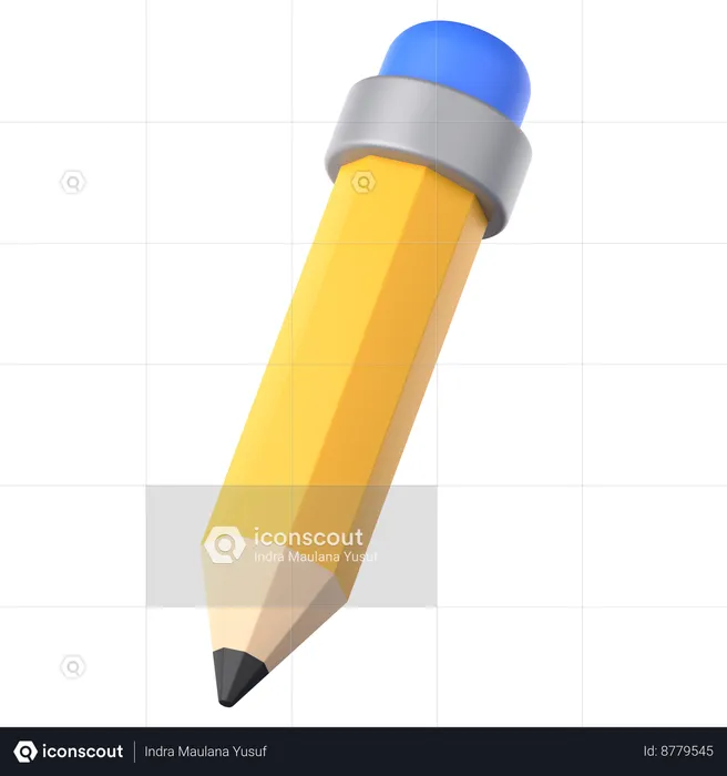 Crayon  3D Icon