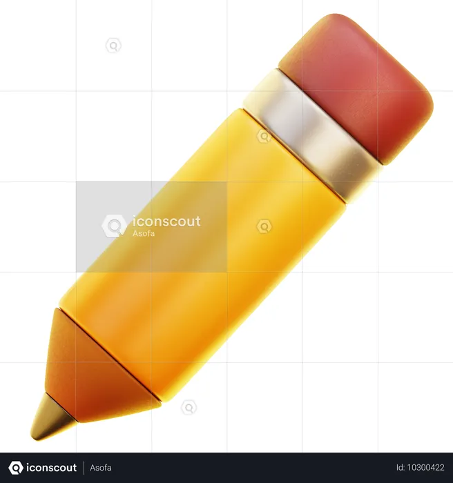 Crayon  3D Icon