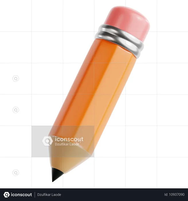 Crayon  3D Icon