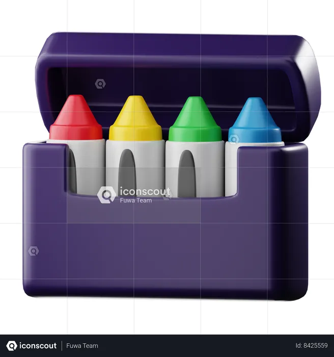 Crayon  3D Icon