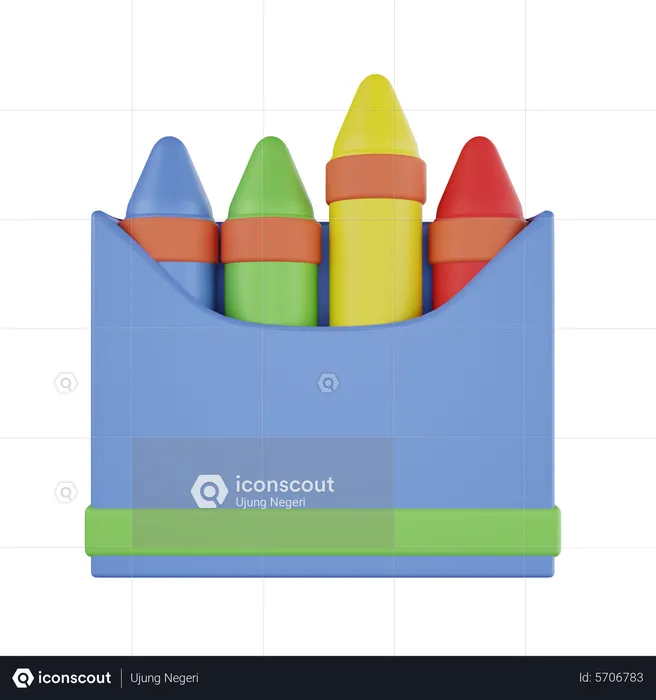 Crayon  3D Icon