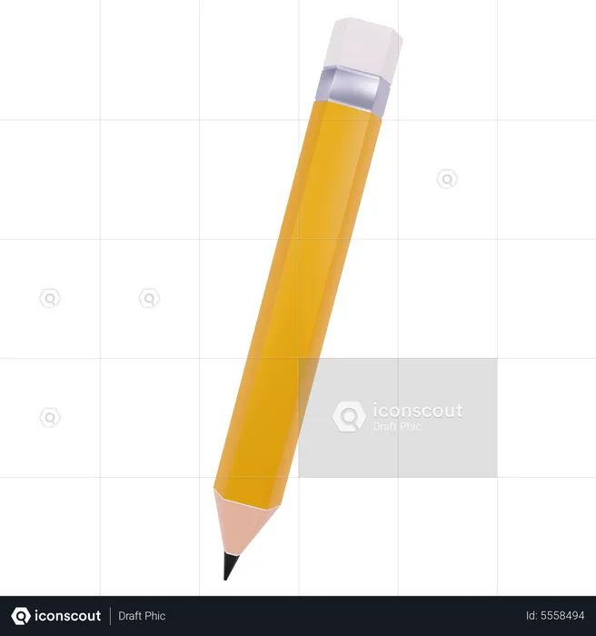 Crayon  3D Icon