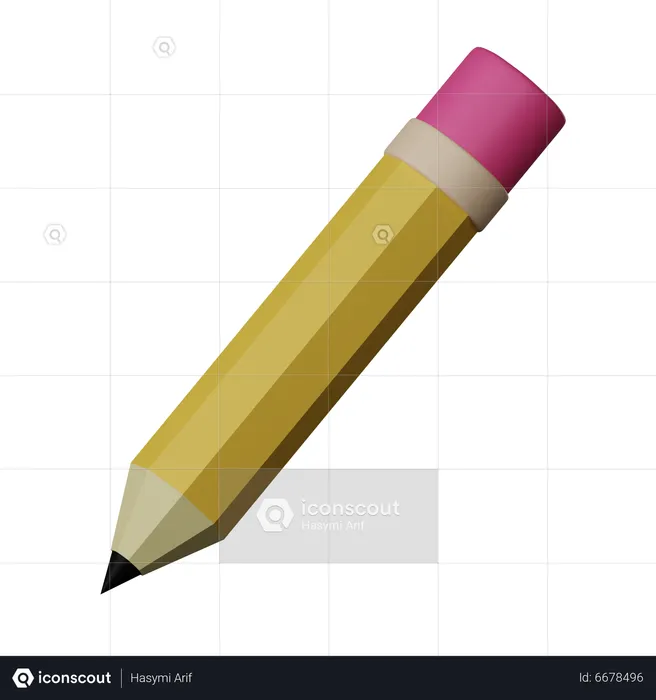 Crayon  3D Icon