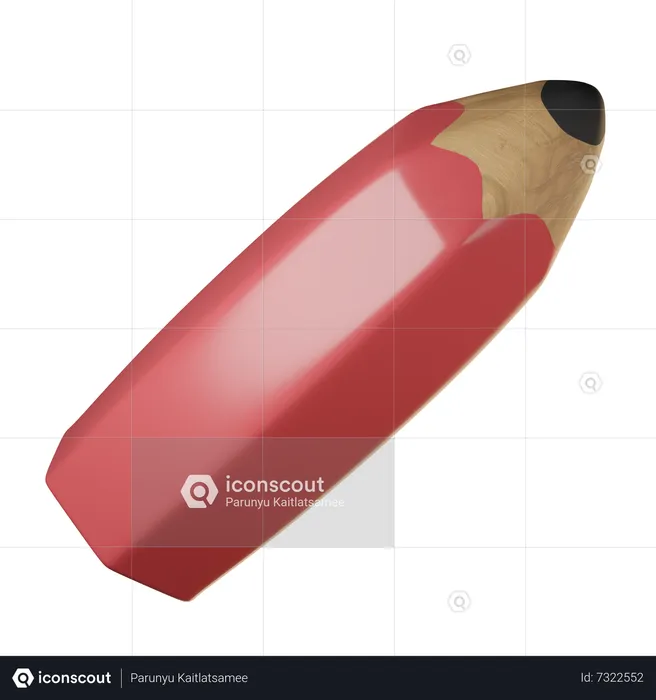 Crayon  3D Icon