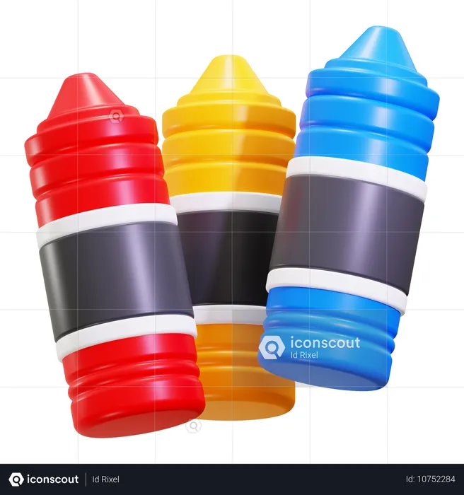 Crayons  3D Icon