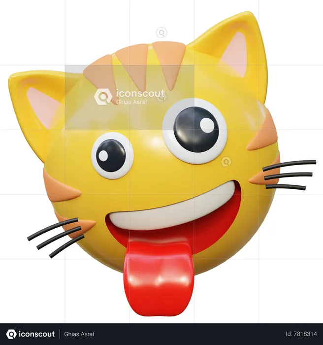 Crazy Emoji 3D Icon