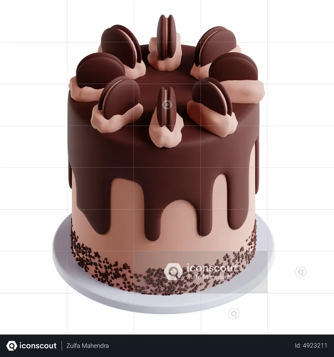 Cream Cake  3D Icon