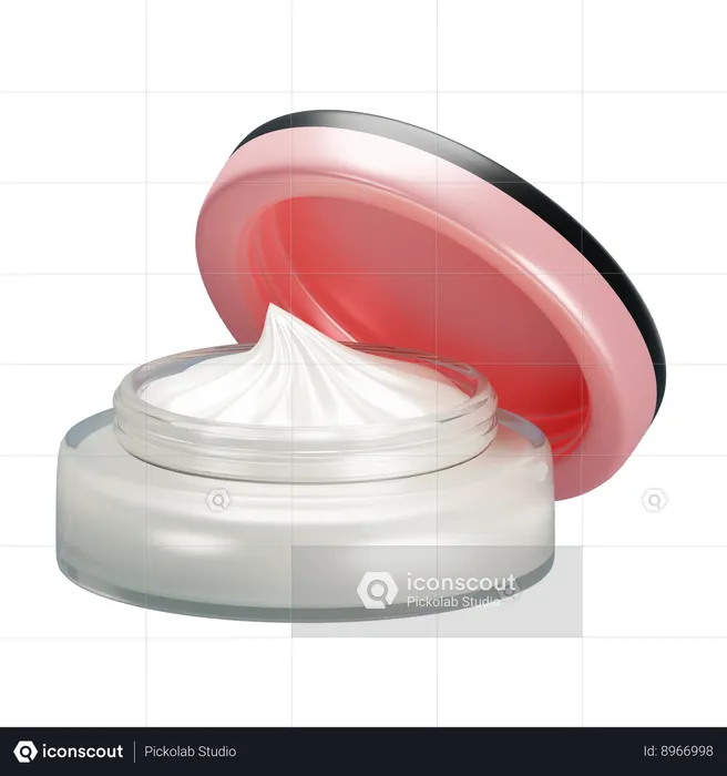 Cream jar  3D Icon