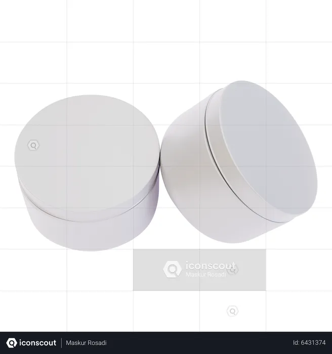 Cream Jar  3D Icon