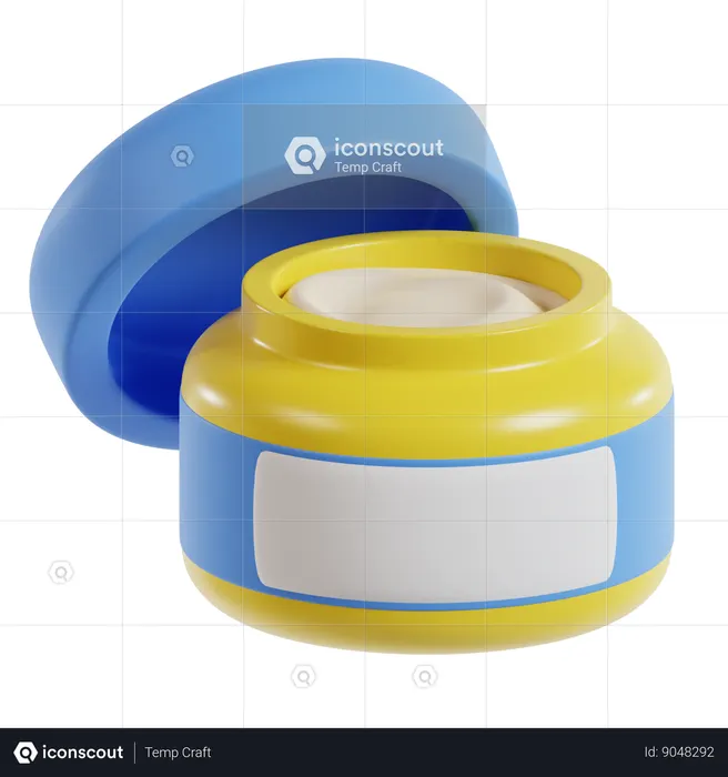 Cream Jar  3D Icon