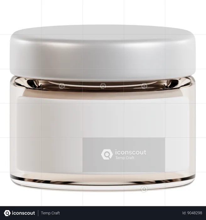 Cream Jar  3D Icon