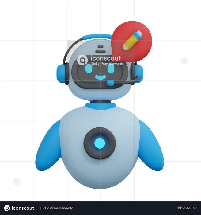 Create chatbot  3D Icon