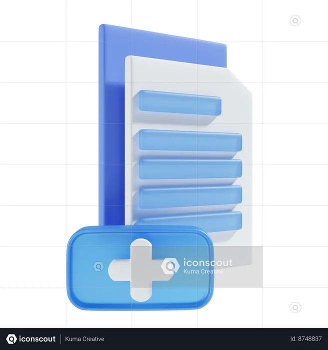 Create file  3D Icon
