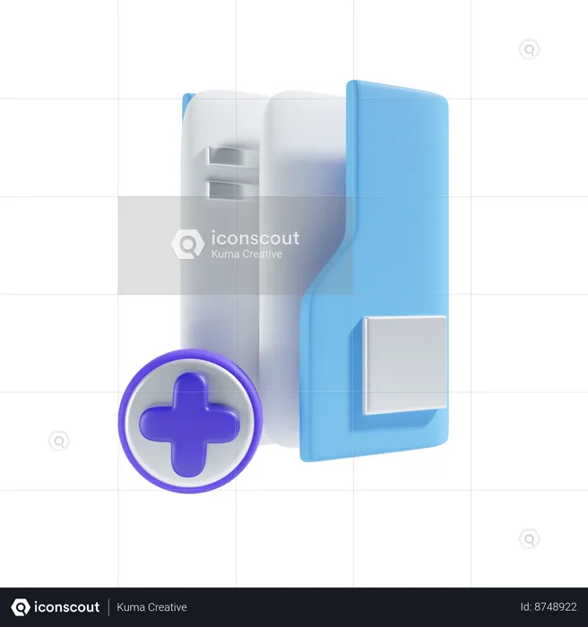 Create folder  3D Icon
