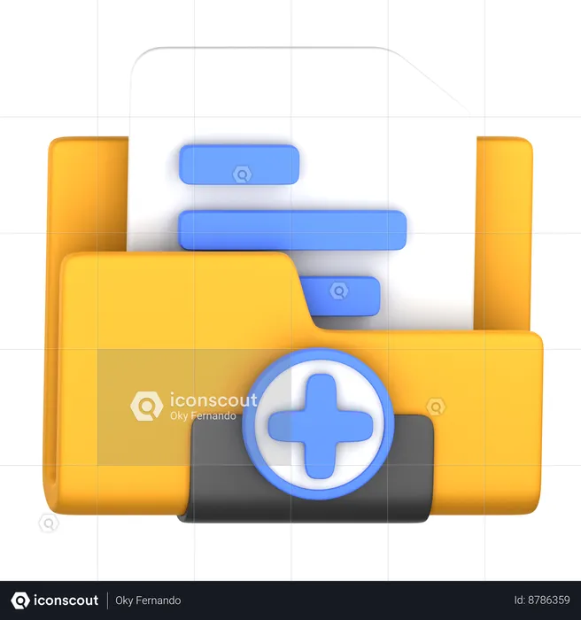 Create Folder  3D Icon