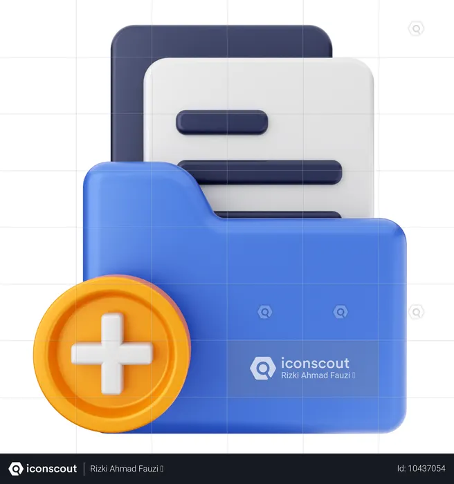 Create Folder  3D Icon