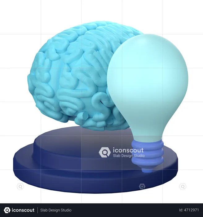 Creative Brain  3D Illustration