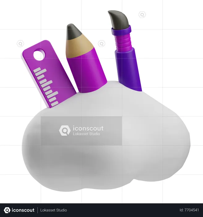 Creative Cloud  3D Icon