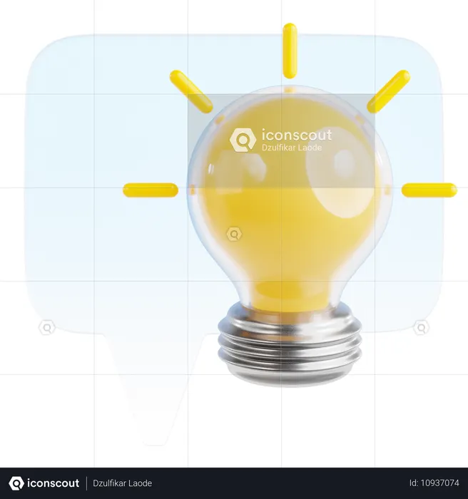 Creative Idea  3D Icon