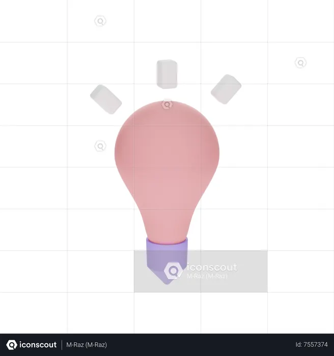 Creative Idea  3D Icon