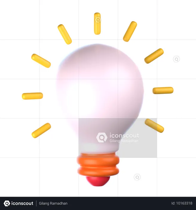 Creative Idea  3D Icon