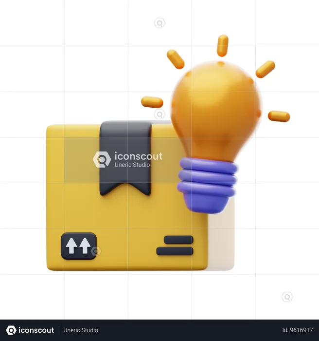 Creative Idea  3D Icon