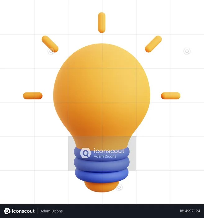 Creative Idea  3D Icon