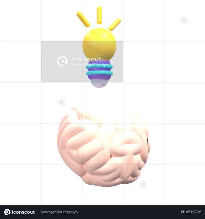 Creative Idea  3D Icon