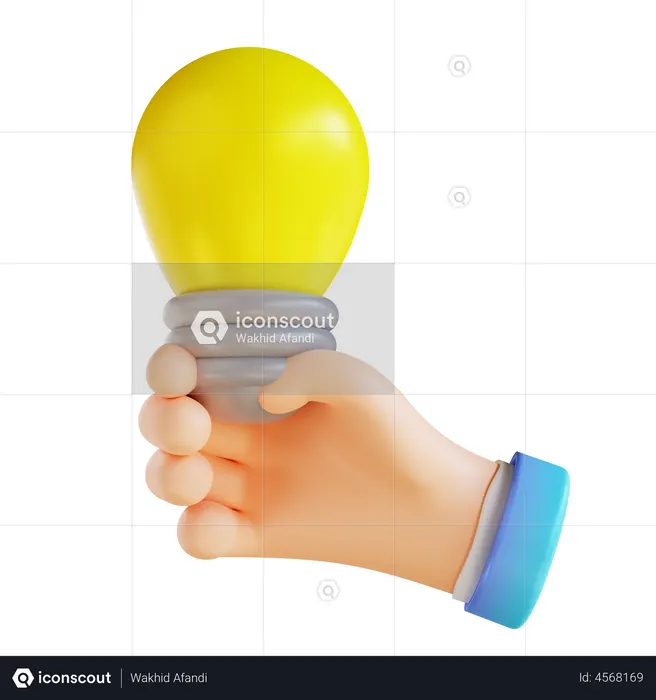 Creative Idea  3D Icon