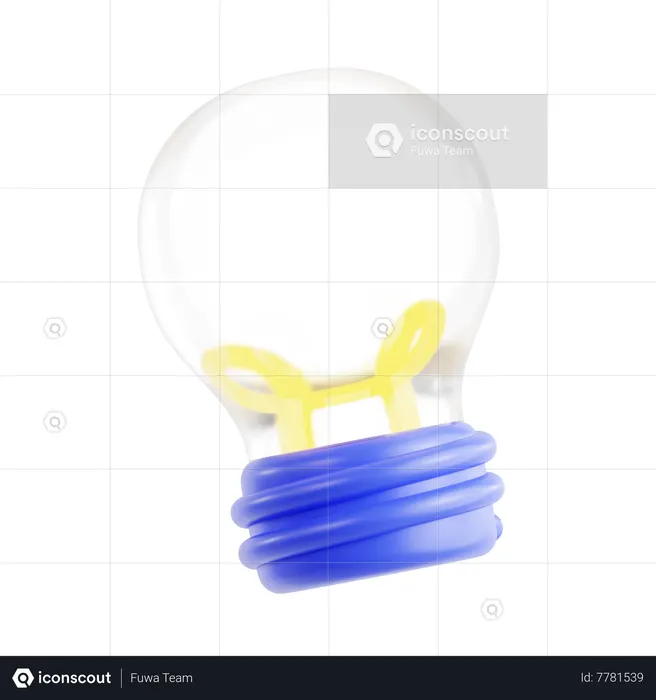 Creative Idea  3D Icon