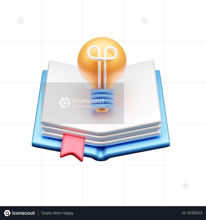 Creative Learning  3D Icon